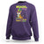 Beads And Blings It's A Mardi Gras Thing Cute Cat Costume Sweatshirt - Wonder Print Shop