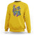 Love Mardi Gras Leopard Mardi Gras Costume Carnival Parade Sweatshirt - Wonder Print Shop