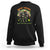 Dead Inside But Feeling Lucky Skeleton St Patrick's Day Beer Sweatshirt - Wonder Print Shop