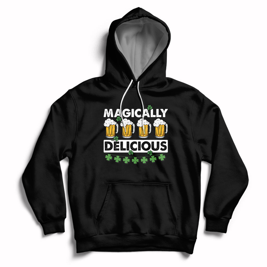 Magically Delicious St Patrick's Day Charm Beers Drinking Hoodie - Wonder Print Shop