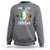 Proud Irish St. Patrick's Day Shamrock Lucky Charm American Ireland Flag Sweatshirt - Wonder Print Shop