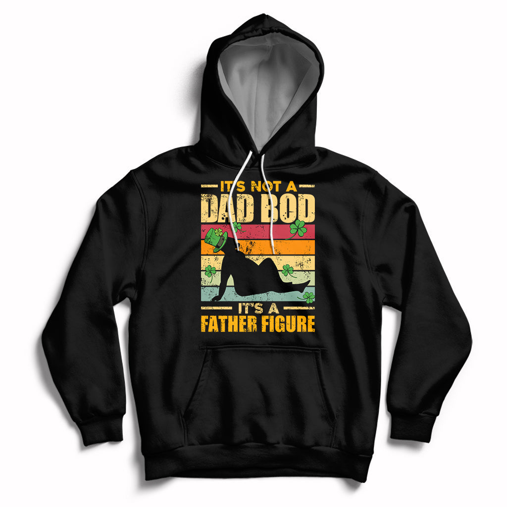 Vintage It's Not A Dad Bod It's A Father Figure Mardi Gras Funny Daddy Hoodie - Wonder Print Shop