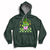 Shamrock Reading Books St Patrick's Day Nerd Clover Reader Hoodie - Wonder Print Shop