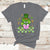 Shamrock Reading Books St Patrick's Day Nerd Clover Reader T Shirt - Wonder Print Shop