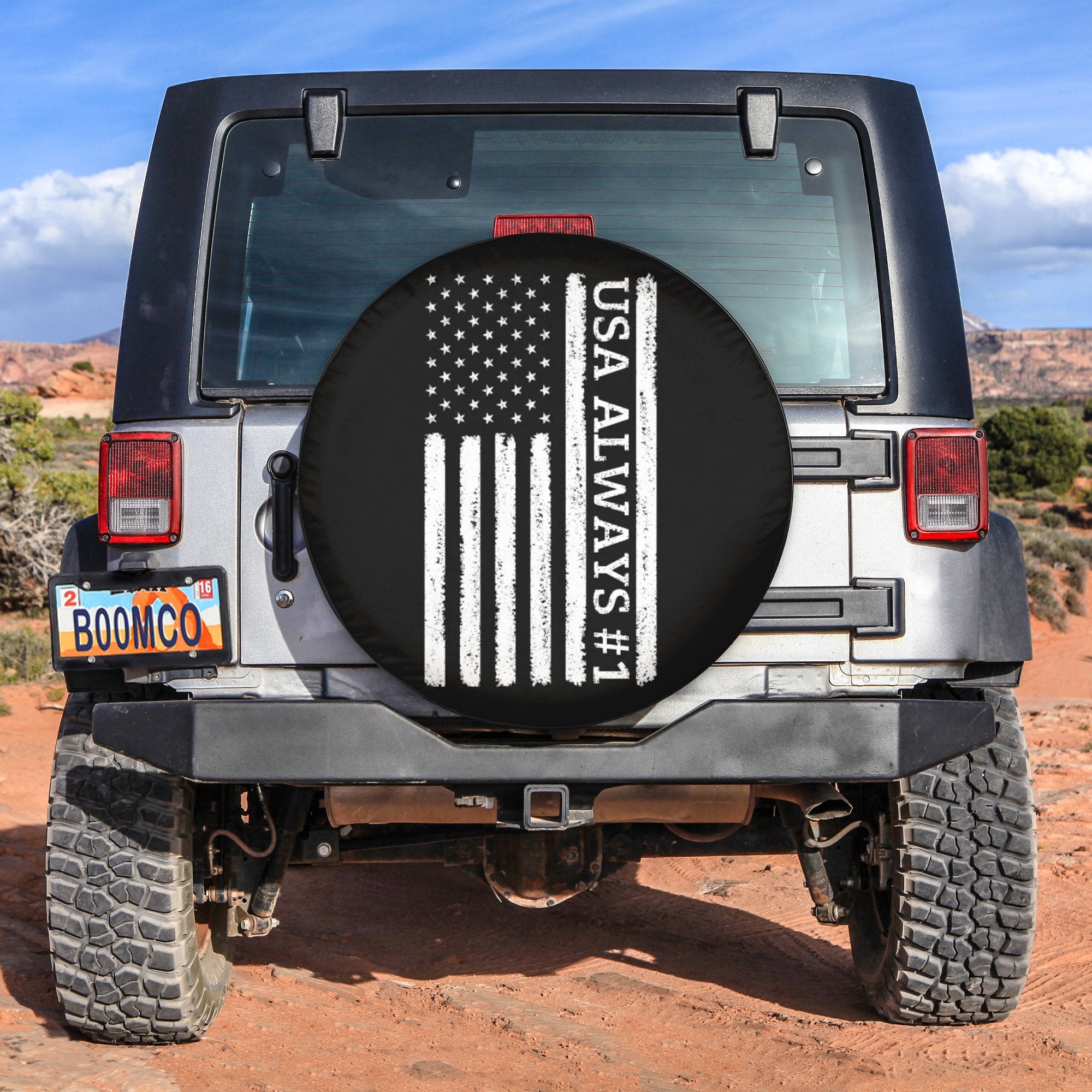 4th Of July Tire Covers - US Independence Day USA Always #1 Spare Tire Cover NO.54 LT8 - Wonder Print Shop