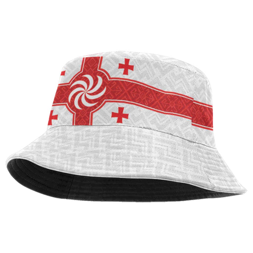2026 Rugby Nations Series Georgia Bucket Hat Lelo Warriors