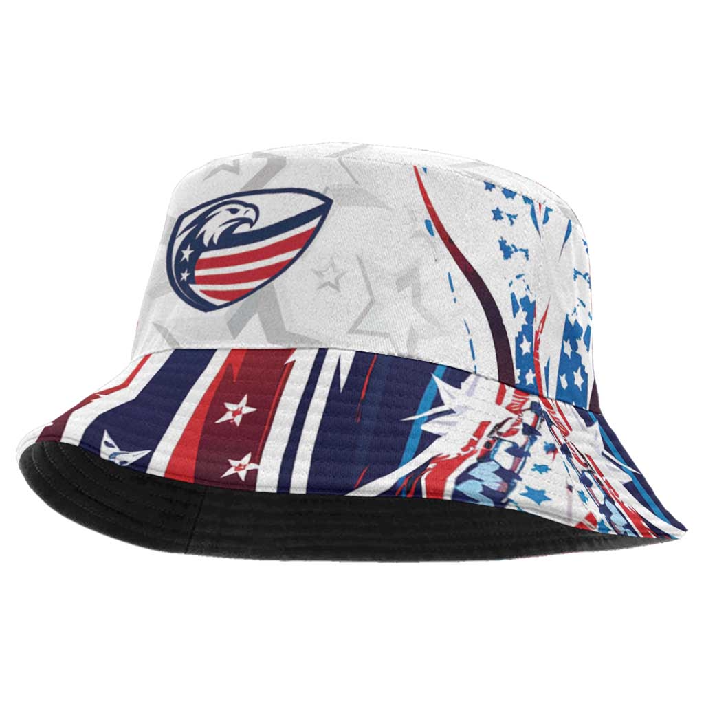 2026 Rugby Nations Series United States Bucket Hat Bald Eagle Heritage
