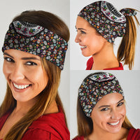 Mexican Sugar Skull Neck Gaiter Colorful