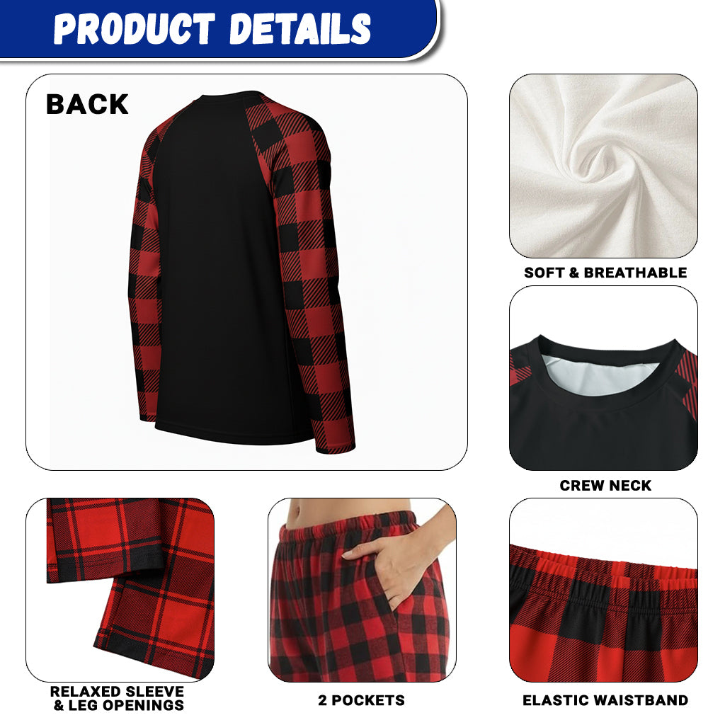 Make America Go Away Plaid Pajama Set Greenland Support Gift