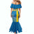 Sweden Football Mermaid Dress Come On Sverige 2023 World Cup - Wonder Print Shop