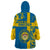 Sweden Football Wearable Blanket Hoodie Come On Sverige 2023 World Cup - Wonder Print Shop