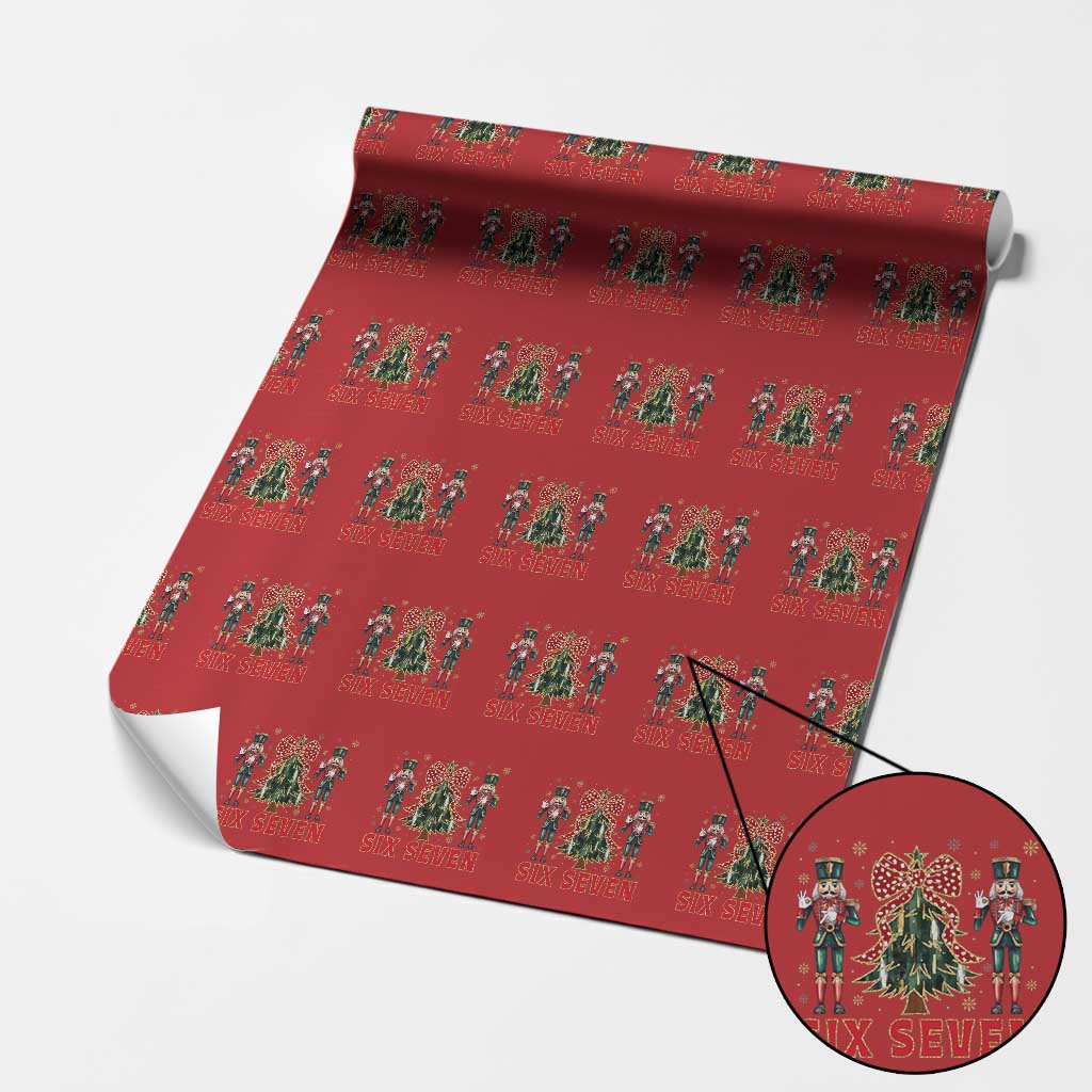67 Six Seven Nutcracker Christmas Meme Wrapping Paper Roll - Wonder Print Shop