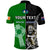 Custom New Zealand Ireland Rugby Polo Shirt All Black Maori Mix Shamrocks - Wonder Print Shop