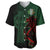 Custom Ireland Baseball Jersey The Shamrock Celtic Cross Mix Dragon - Wonder Print Shop