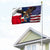 Texas Grommet Flag, Eagle Texas American Flag