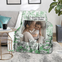 First Time Mom Personalized Photo Blanket A Love Like No Other