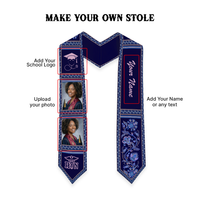 Black Nurse Pride RN 2026 Kente Pattern Custom Class Year Graduation Stole CTM09