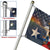 Personalized Texas Patriot American Eagle Grommet Flag