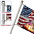 Premium Eagle American Patriotic Grommet Flag One Nation Under God