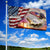 Premium Eagle American Patriotic Grommet Flag One Nation Under God