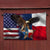 Texas Grommet Flag, Eagle Texas American Flag