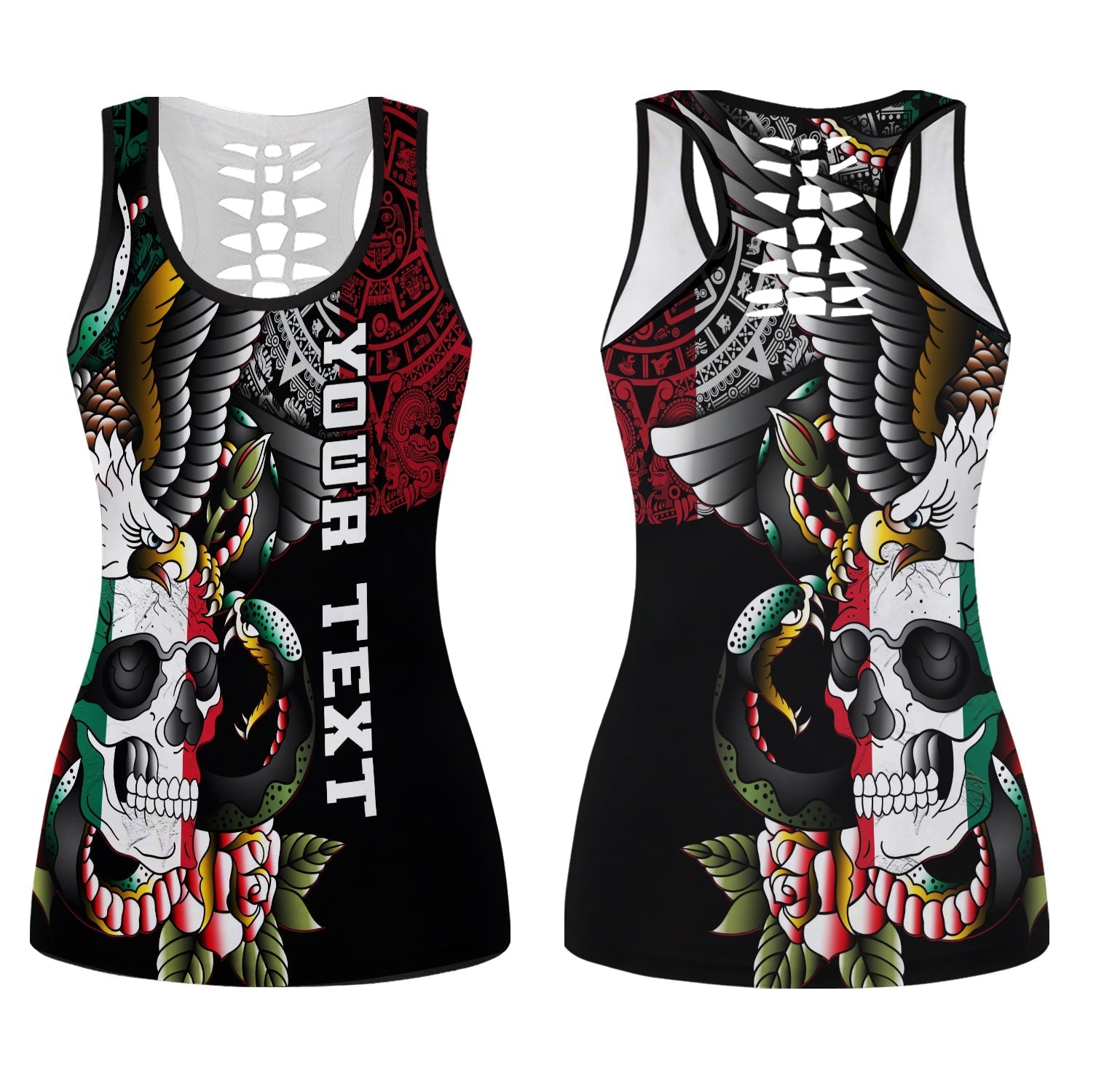 custom-mexico-hollow-tank-top-mexican-skull-eagle-with-angry-snake