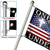 Premium One Nation Under God American Eagle Grommet Flag