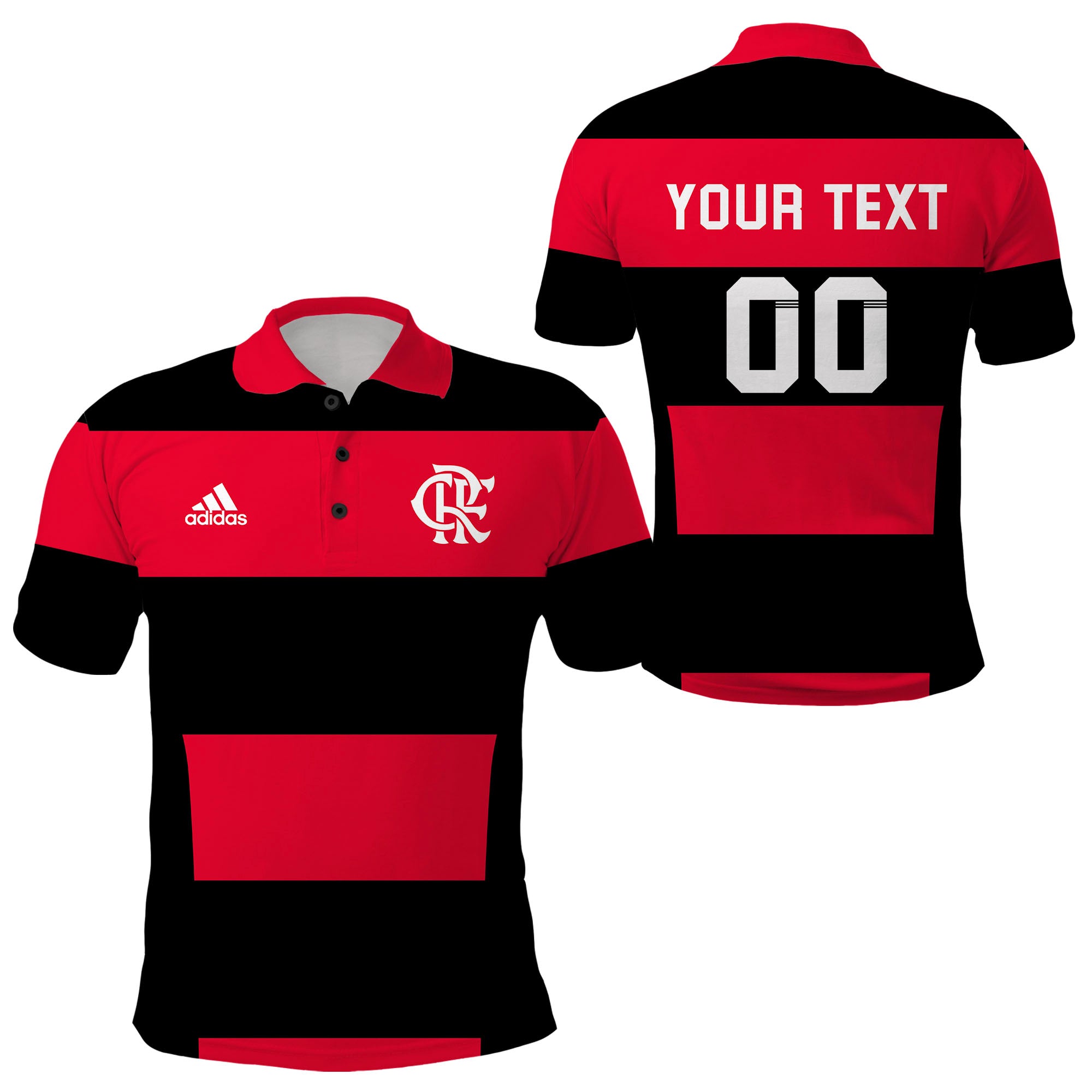 Custom Request - CRF Flamengo - 30/11/23 Polo Shirt - Wonder Print Shop