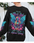 In The Next Life Skull Karma Fairy Black Sweatshirt