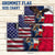 Texas Grommet Flag, Eagle Texas American Flag