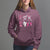 Halloween Breast Cancer Hoodie Dabbing Skeleton Zombie Pink Ribbon Breast Cancer Awareness - Wonder Print Shop