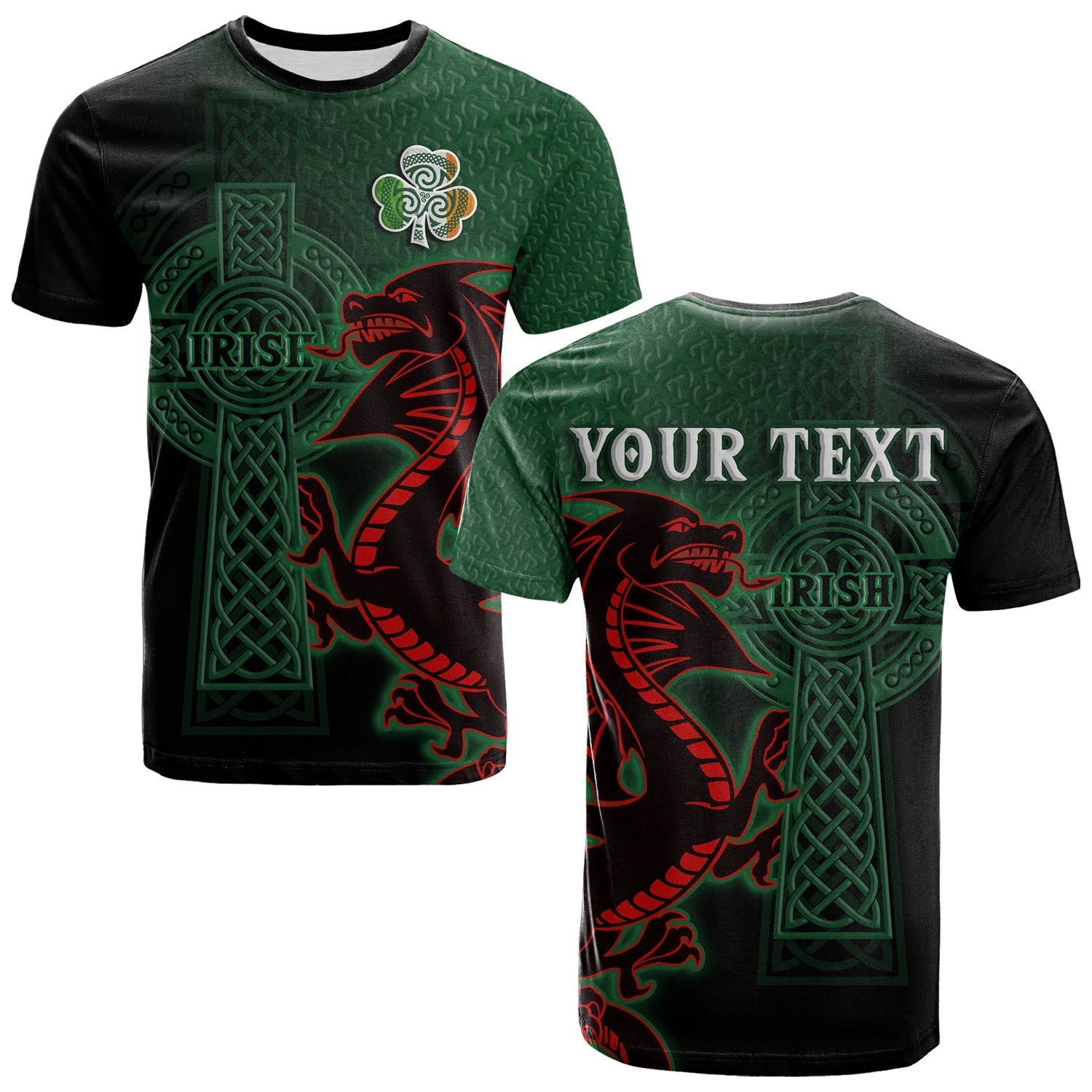 custom-ireland-t-shirt-the-shamrock-celtic-cross-mix-dragon