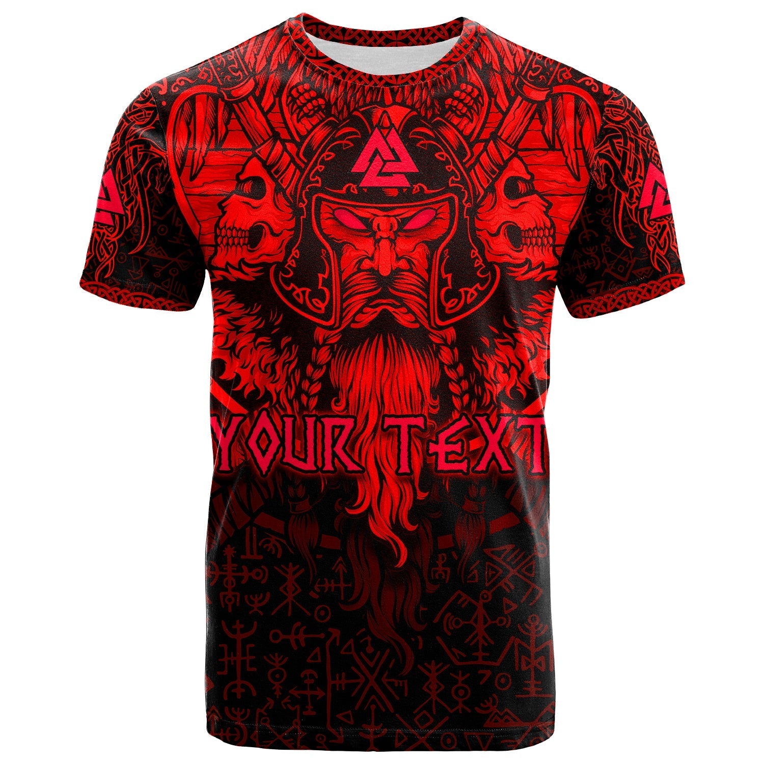 custom-viking-odin-t-shirt-celtic-knot-viking-head-with-axes-magical-runes-signs-red-color