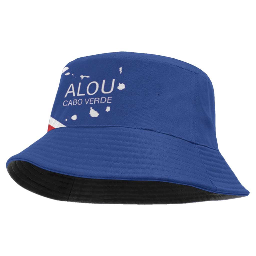 Alou Cabo Verde Football Bucket Hat Island Map Flag Pride