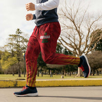 Amazon Warriors Guyana Cricket Jogger Pants Ready For Glory Red Version - Wonder Print Shop