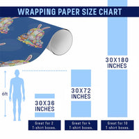 Baseball Easter Drip Ice Cream Sprinkles Egg Gift Wrapping Paper Roll
