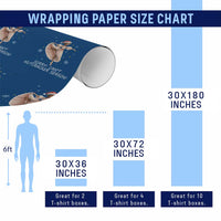 Black Nutcracker Ballet Christmas Wrapping Paper Roll - Wonder Print Shop
