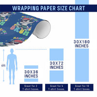 Bruh Easter Wrapping Paper Roll Funny Bunny Dab Rabbit Dance