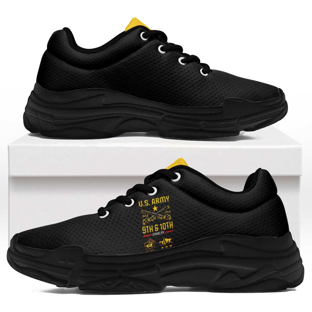 Buffalo Soldiers 9th and 10th Cavalry Chunky Sneakers American Heroes - Wonder Print Shop