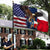 Texas Grommet Flag, Eagle Texas American Flag