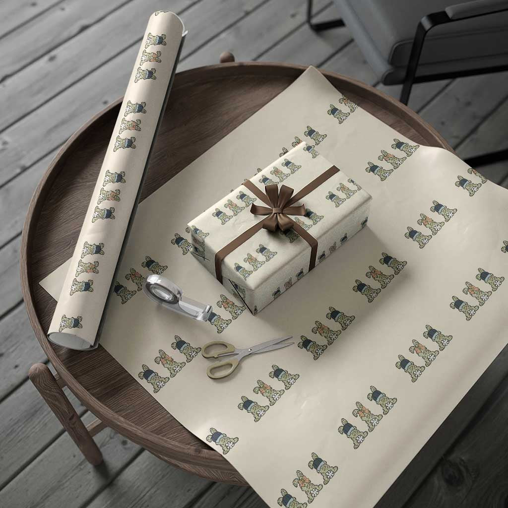 Camo Easter Bunny Wrapping Paper Roll Funny Hunter Easter Gift