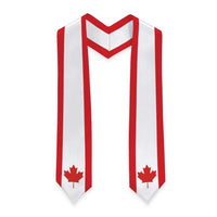 Canada Graduation Stole Flag Style