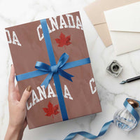 Canada Maple Leaf Wrapping Paper Roll Canadian Pride
