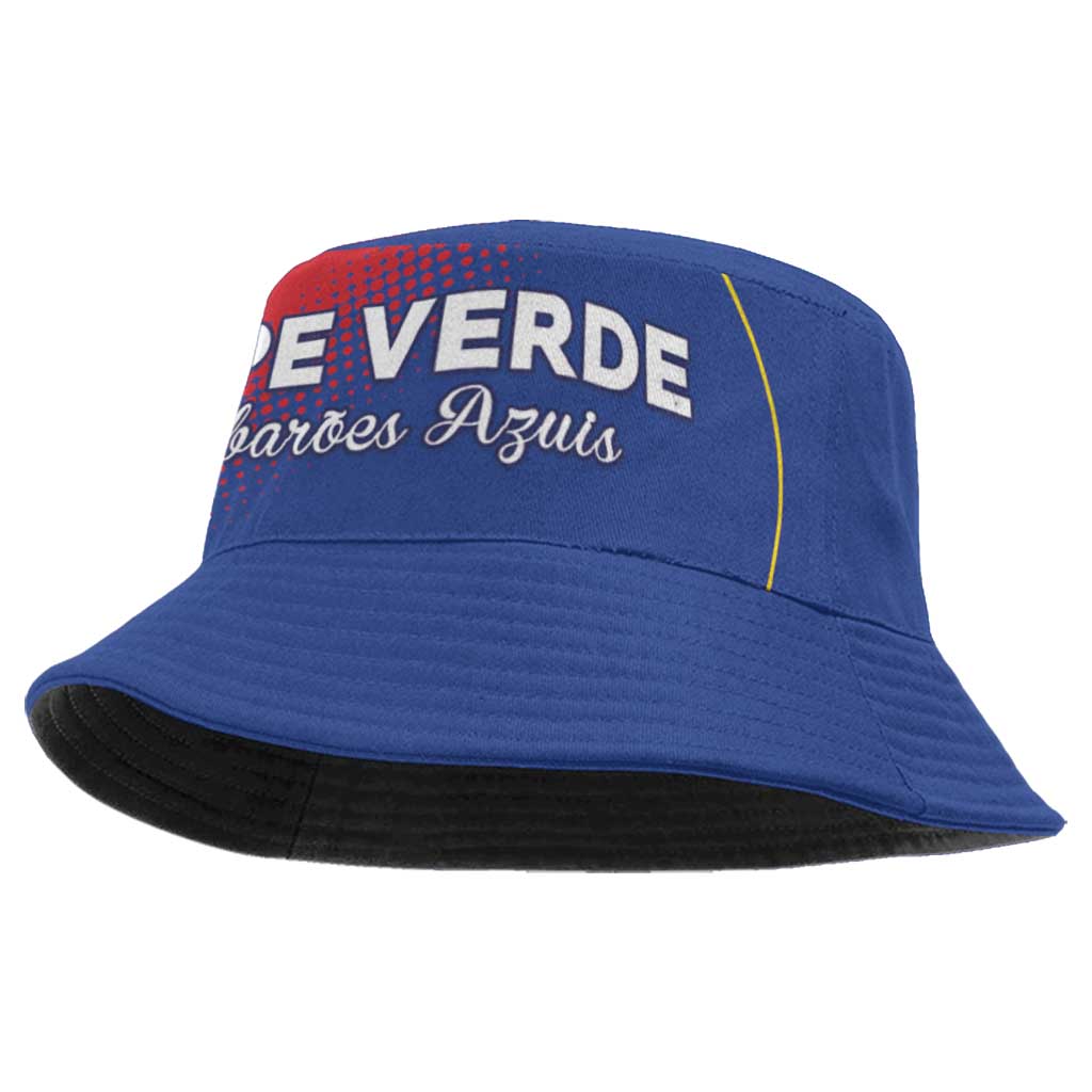 Cape Verde Football Bucket Hat Blue Sharks Make History