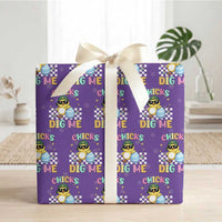 Chicks Dig Me Wrapping Paper Roll Funny Easter Chick