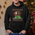 Christmas Sport Hoodie Santa Reindeer Play American Football - Wonder Print Shop