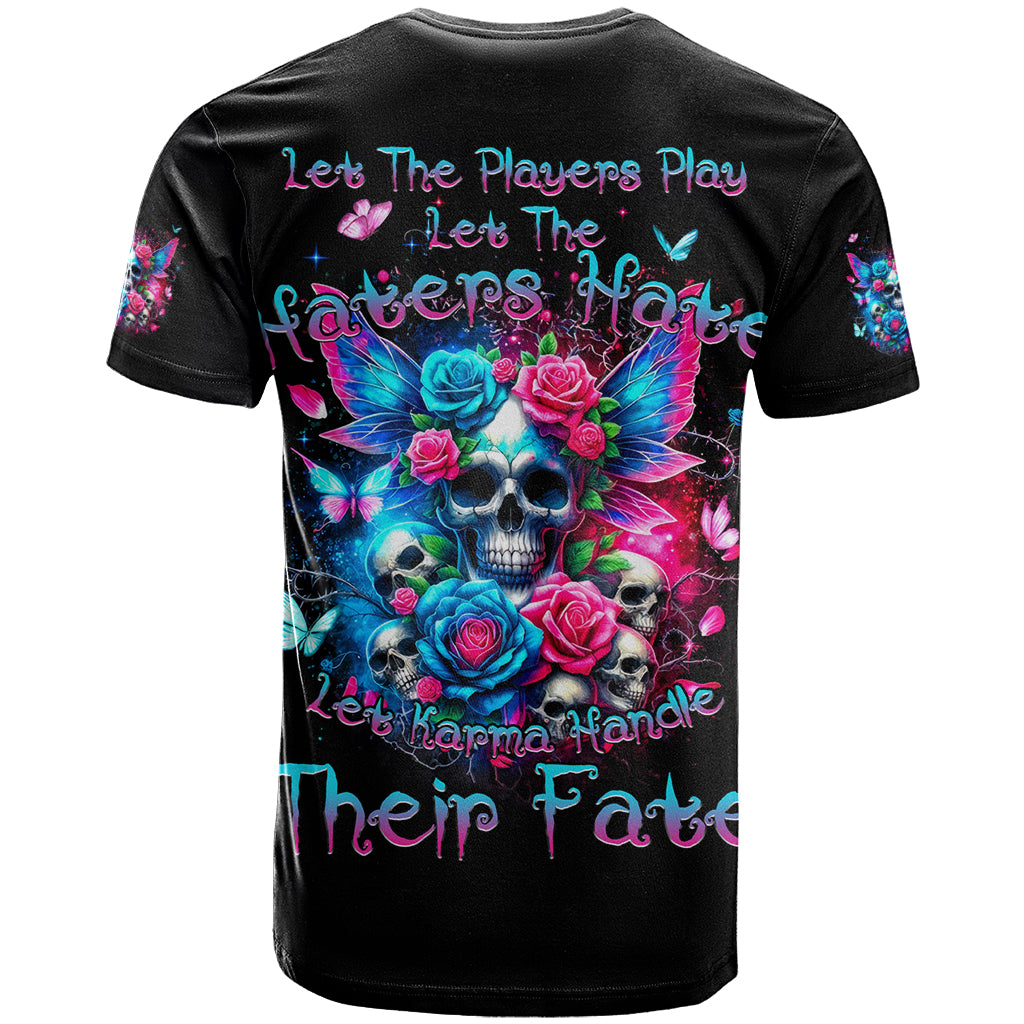 Fairy Skull T Shirt Let Karma Handle Their Fate - Wonder Print Shop