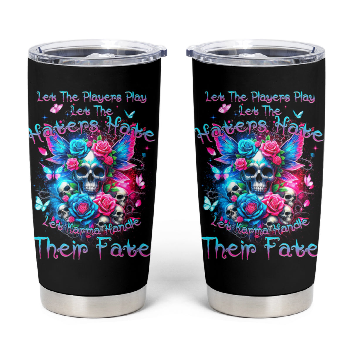 Fairy Skull Tumbler Cup Let Karma Handle Their Fate