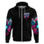 Witch Skull Zip Hoodie The Good Girl In Me Got Tired Of The Bullshit - Wonder Print Shop