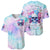 Flower Skull Baseball Jersey I'm Not Anti-Social I'm Just Not User Friendly - Wonder Print Shop